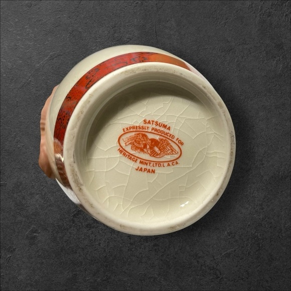 Vintage Japan Satsuma Floral Peacock 10 1/2” Vase Crackle Pattern - Picture 10 of 13